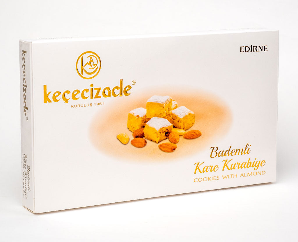 KEÇECİZADE BADEMLİ KARE KURABİYE 185 GR.