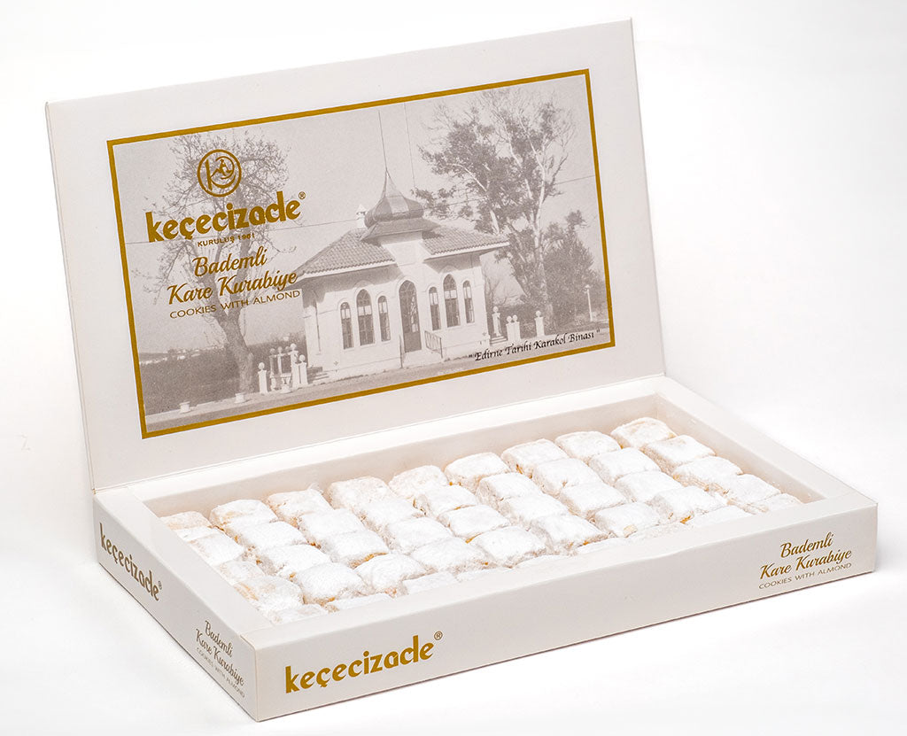 KEÇECİZADE BADEMLİ KARE KURABİYE 450 GR.
